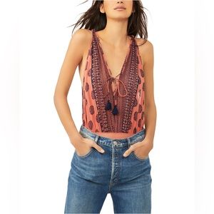 Free People Soul Of The Sun Bodysuit NEW